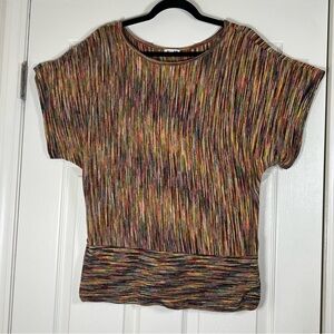 BONGO Multicolor Striped Women's Blouse
